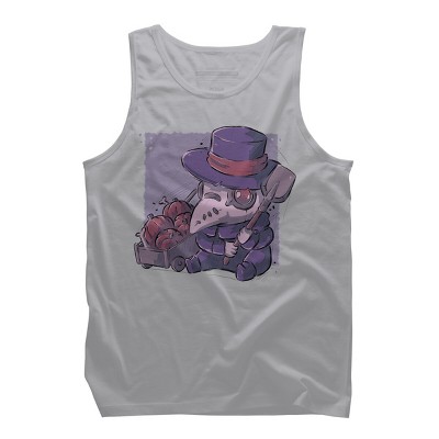 Men's Design By Humans Halloween Plague By xMorfinaDesign Tank Top
