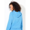 Swimsuits for All Women's Plus Size Baby French Terry Hoodie Cover Up - 3 of 4