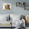 Stupell Industries Curly Hair Highland Cow Baby Cattle Portrait - 2 of 4