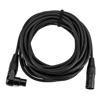 H A Elite Pro 25 Xlr M To Right Angled Xlr F Microphone Cable With Rean By Neutrik Gold Connectors Target