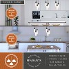 VAXCEL Thalia 3L Contemporary Pendant Light White Pill Glass - 2 of 4