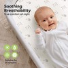 KeaBabies Organic Bassinet Sheet for Baby Girls, Boys, 2-Pack Soothe Bassinet Fitted Sheets, Bedside Bassinet Mattress Sheet - 4 of 4