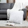 22-Inch Luxury Square Floor Plush Pillow – For Bedroom or Living Room by Hastings Home - 4 of 4
