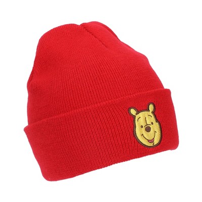Winnie The Pooh Embroidery Acrylic Knit Cuff Beanie