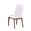 Chintaly,Modern Contour Back Upholstered Side Chair with Solid Wood Base - 2 Per Box - 3 of 4