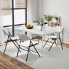 Tangkula 4 Pack / 8 Pack / 12 Pack Folding Chairs, Stackable Plastic Chairs with Waterproof HDPE Seat - 2 of 4