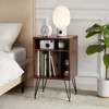Lirago,Record Player Stand with Storage-Engineered Wood Table for Vinyl Records & Accessories,Brown - 4 of 4