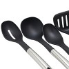 Better Chef Nylon Kitchen Utensil tools set with stainless steel handle set of 6 in Copper - image 2 of 4