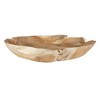 Uttermost Handcrafted Teak Wood Organic Embrace Outdoor Bowl with Live Edge Design - 4 of 4