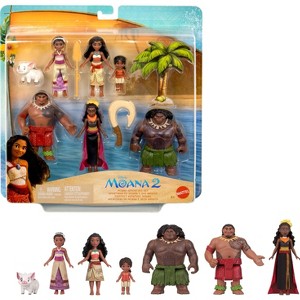 Disney Moana 2 Adventure Set with 6 Small Dolls & Accessories - 1 of 4