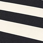 cabana stripe black & ivory
