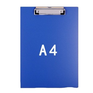 Simple File Board Folder Student Writing Board Paper Clip Restaurant Menu Folder(A4 Blue) - 1 of 4