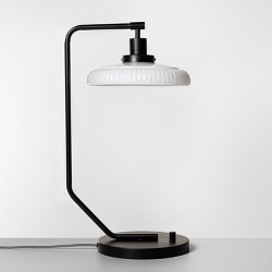 Resin Table Lamp Gray (includes Led Light Bulb) - Hearth & Hand™ With ...