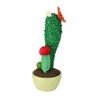 Northlight 12" Mixed Plush Cactus Artificial Potted Plant Decoration - Green - 3 of 4