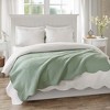 Gracie Mills Salvatore Oversized Stitched Scalloped Edges Throw Blanket - 3 of 4