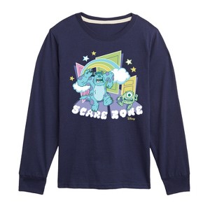 Boys' - Disney - Scare Zone In The Clouds Long Sleeve Graphic T-Shirt - 1 of 4