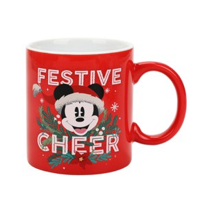 Disney Mickey Mouse "Festive Cheer" 16 oz. Ceramic Mug - 1 of 4