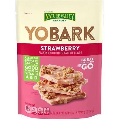 YOBARK Strawberry Greek Yogurt Pouch - 5oz