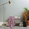 Little Arrow Design Co watercolor hearts on stripes Woven Throw Blanket, 50x60 - Deny Designs - 2 of 2