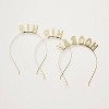 Hip Hip Hooray! Party Headband Pack 3pk - kate spade new york x Target™ Gold - 2 of 4