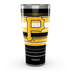 MLB Pittsburgh Pirates 30oz Hype Stripes Stainless Steel Tumbler - 1 of 4