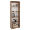 SEVOBAL Utility Storage Cabinets 4 Tier Modern Bookcase with Spacious Storage for Books and Decor, Brown, 11.7"*24.7"*71.1" - 2 of 4