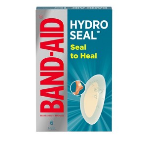 Band-Aid Brand Hydro Seal Adhesive Bandages for Heel Blisters - 6ct - 1 of 4