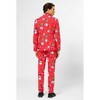 OppoSuits Men's Christmas Suit - Christmaster - Red - 2 of 4