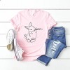 Simply Sage Market Women's Hand Drawn Bunny Short Sleeve Graphic Tee - 2 of 2