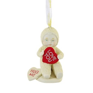 Snowbabies 3.0 Inch Xoxo Ornament Christmas Love You Hug Me Tree Ornaments - 1 of 3