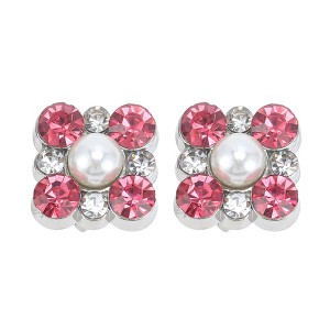 Unique Bargains One Faux Pearl Rhinestone Candied Haws Shape Shoelace Charms 1 Pair - 1 of 4