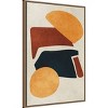 23"x33" Earth Tone by Incado Framed Canvas Wall Art Print Bronze - Amanti Art - 2 of 4