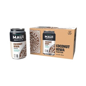 Maui Coconut Hiwa Porter Beer - 6pk/12 fl oz Cans - 1 of 4