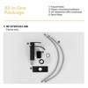 ChicFurnit Bathroom Sink Faucet Single Handle CUPC Certified Harlow Design for Trendy Spaces, Black, 17"*11"*18" - 4 of 4