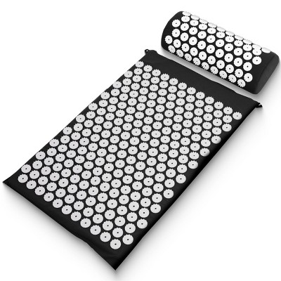 Sharper Image Mat Set with Bag Acupressure Massager