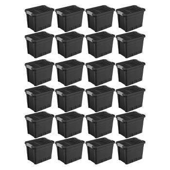 Sterilite 108 Qt. Clear Stacker Storage Container Tote w/ Latching Lid, (4  Pack), 4pk - Kroger