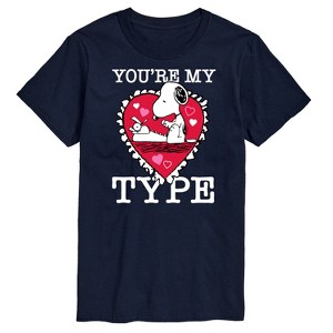 Men's - Peanuts - You're My Type Short Sleeve Graphic T-Shirt - 1 of 4