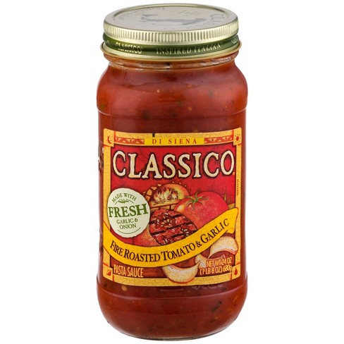 Classico Fire Roasted Tomato & Garlic Pasta Sauce - 24oz : Target