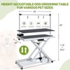 50'' Electric Dog Grooming Table, Professional  X-Type Pet Hydraulic Grooming Table, Anti-Slip Tabletop - 3 of 4