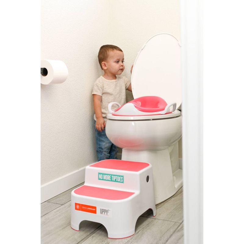 Prince Lionheart Tinkle Toilet Trainer - Coral, 3 of 4