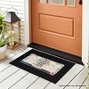 Briarwood Lane Spring Doormat 22x10 Indoor Outdoor Buffalo Check Watering Can Doormat - 2 of 3