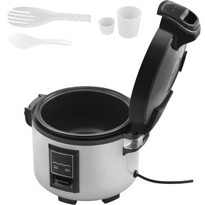 VEVOR Commercial Rice Cooker, 60-Cup Rice Cooker, 13.74 Qt / 13 Liter Large Rice Cooker and Warmer with Nonstick Inner Pot, 12-Hour Keep Warm - 1 of 4