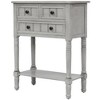 ACEPANO 23.7 in. W Narrow Console Table with Three Storage Drawers and Bottom Shelf-Gray - 4 of 4
