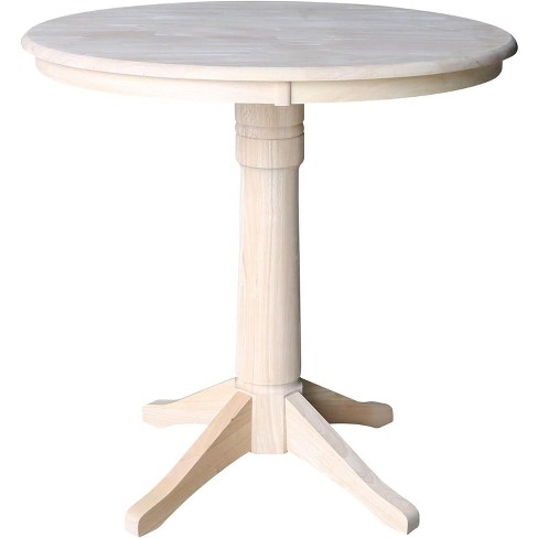 International Concepts 36 Inches Round Top Pedestal Table - 34.9 ...