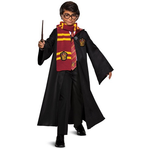 Harry Potter Fancy Dress Costume Kids Boys 5 6 7 8 9 10 11 12 Years Wand  Scarf