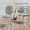 Upholstered Dining Chairs Set of 2, Solid Wood Dining Chairs with Backrest,Cushion Dining Chairs for Kitchen or Dining Room-Maison Boucle - 3 of 4