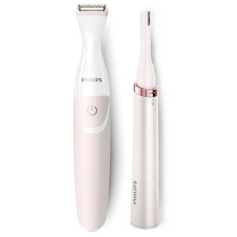 Philips Women&#39;s Rechargeable Electric Trimmer Bundle Kit - BRT387/90, 1 of 17