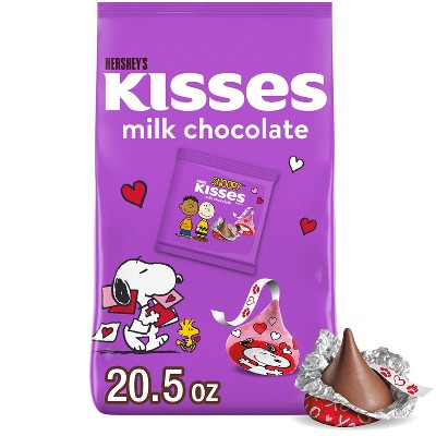 Hershey's Kisses Valentine's Day Milk Chocolate Snoopy & Friends Friendship Exchange - 20.5oz