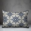 Creative Products Faded Blue Gray Medallions 14x20 Indoor / Outdoor Pillow - 3 of 4