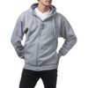 Pro Club Heavyweight Full Zip Fleece Hoodie Sweater with Front Pockets - 3 of 4